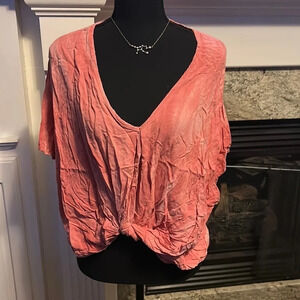 Pink Poly Esther Blouse